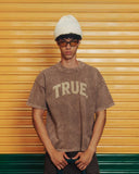 TRUE - Latino Vintage Boxy Tee Brown