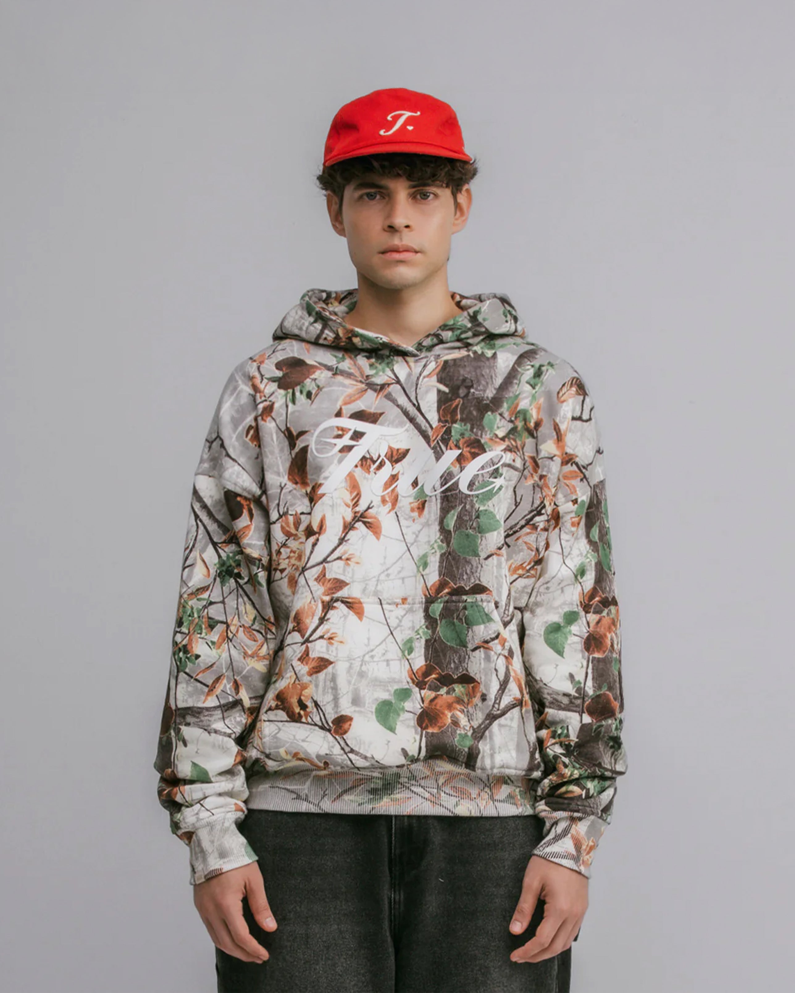 TRUE LEAF HOODIE - BROWN