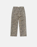 TRUE LEOPARD WIDE LEG JEANS CAMEL