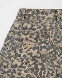 TRUE LEOPARD WIDE LEG JEANS CAMEL