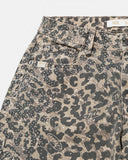 TRUE - Leopard Wide Leg Jeans - Camel