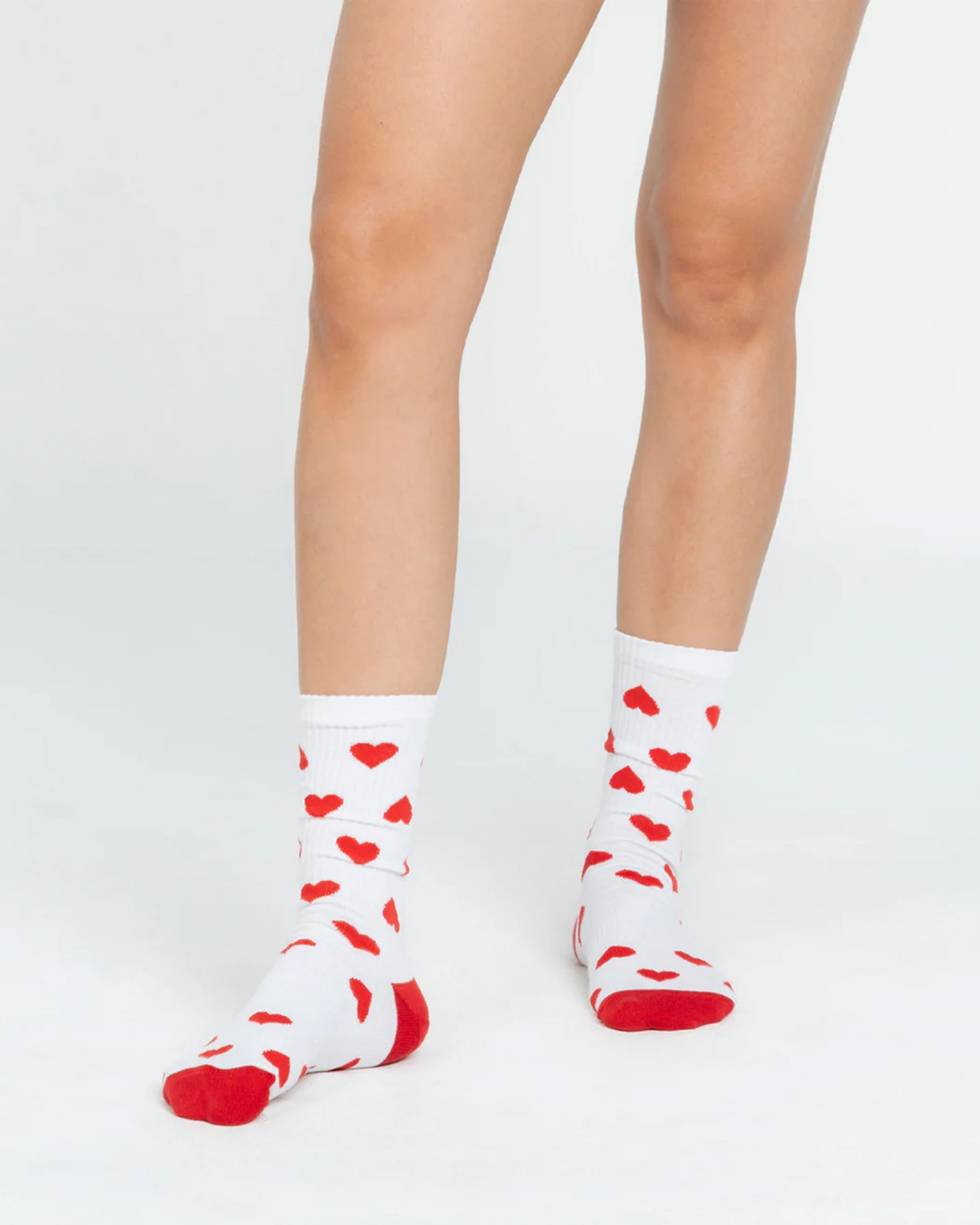 TRUE MEDIAS CORAZONES - ROJAS