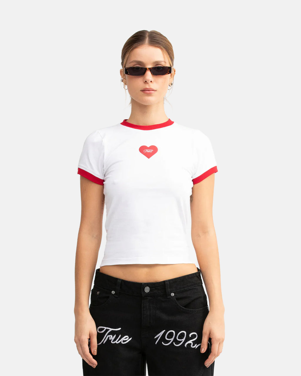 TRUE MEMORIES SLIM TEE - WHITE