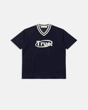 True Oversized Knitted Jersey - Navy Blue