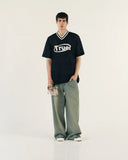 True Oversized Knitted Jersey - Navy Blue