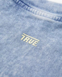 True Oversized Washed T-Shirt Azul