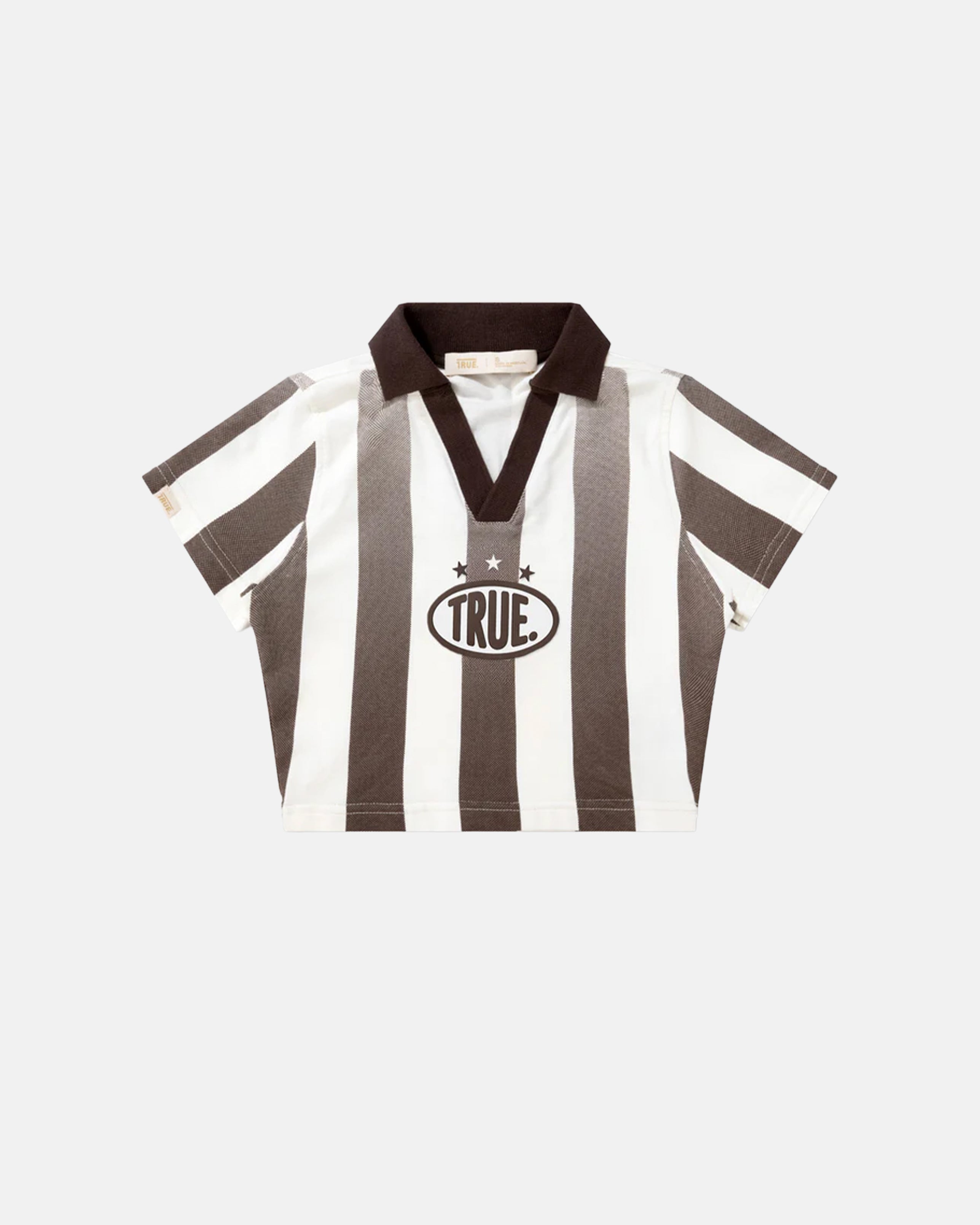 TRUE PARAÍSO SOCCER SLIM TEE - BROWN