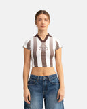 TRUE PARAÍSO SOCCER SLIM TEE - BROWN