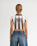 TRUE PARAÍSO SOCCER SLIM TEE - BROWN