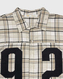True Plaid Buttom Up Jersey Crema