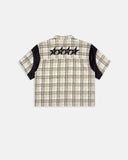 True Plaid Buttom Up Jersey Crema