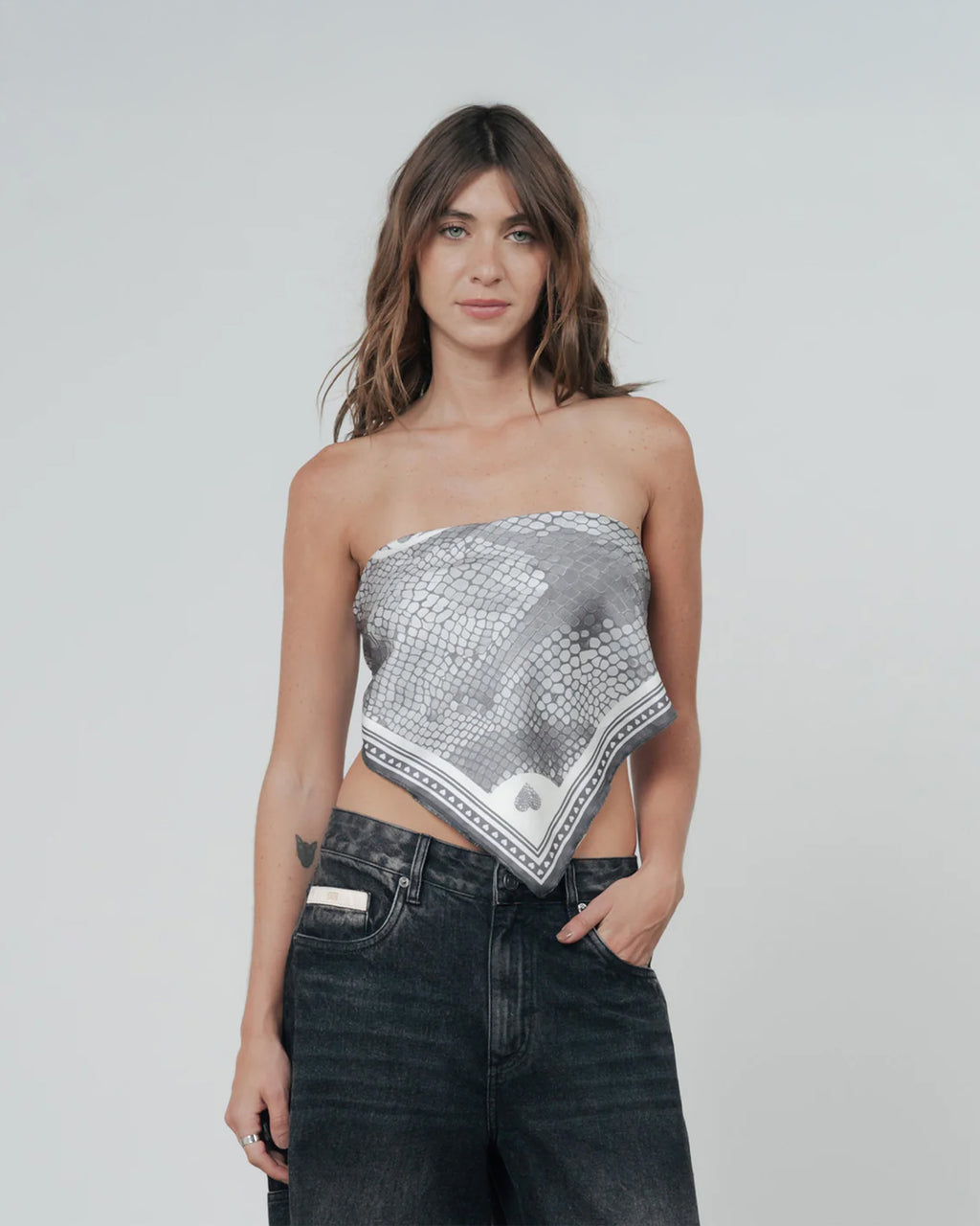 TRUE PYTHON BANDANA - GRAY