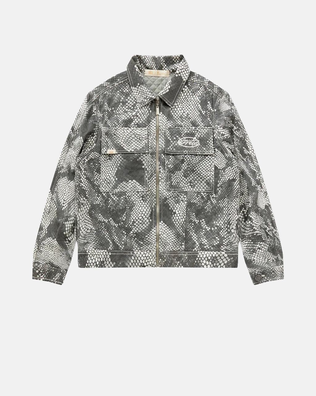 TRUE PYTHON DRILL LIGHT JACKET - GRAY