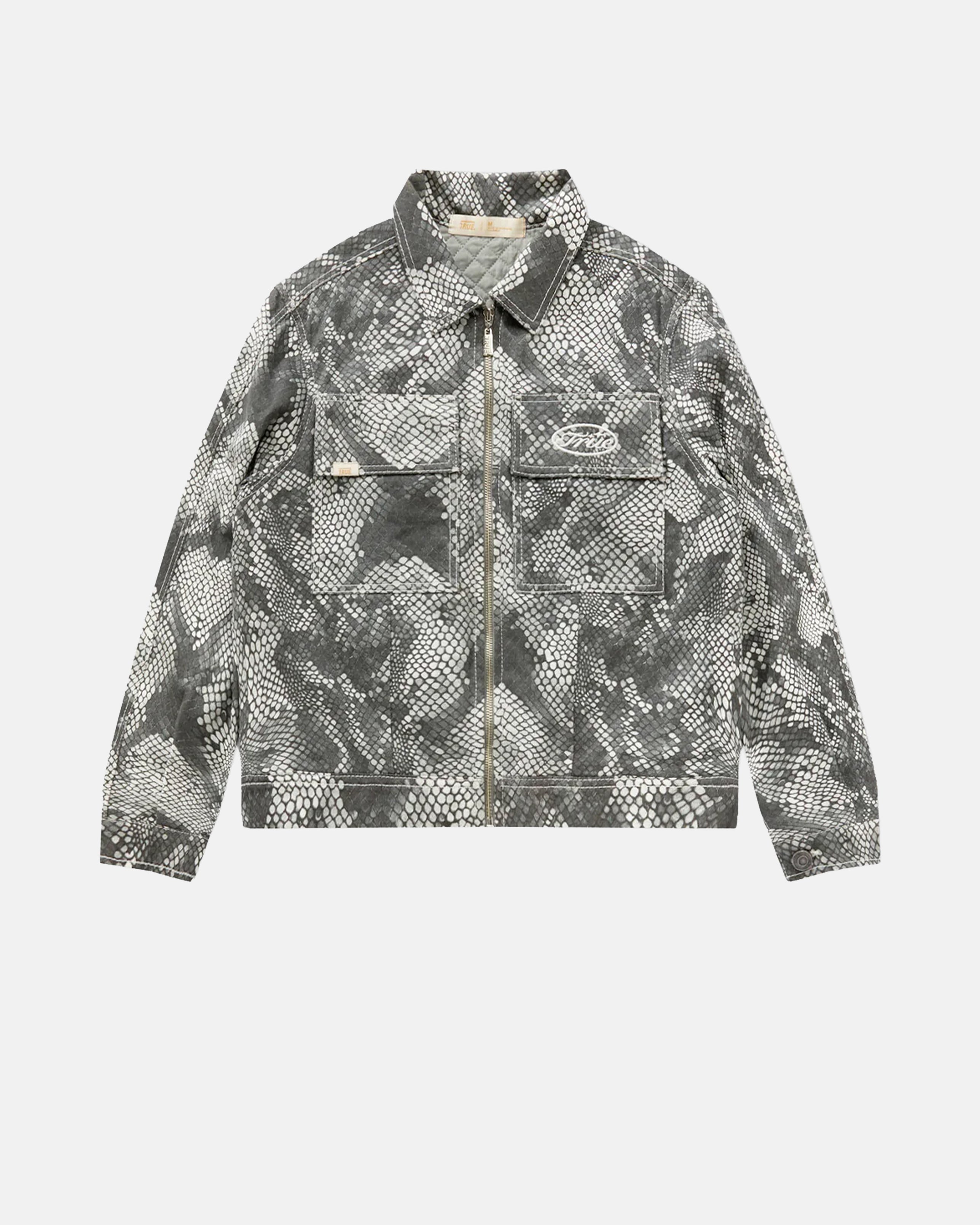 TRUE PYTHON DRILL LIGHT JACKET - GRAY
