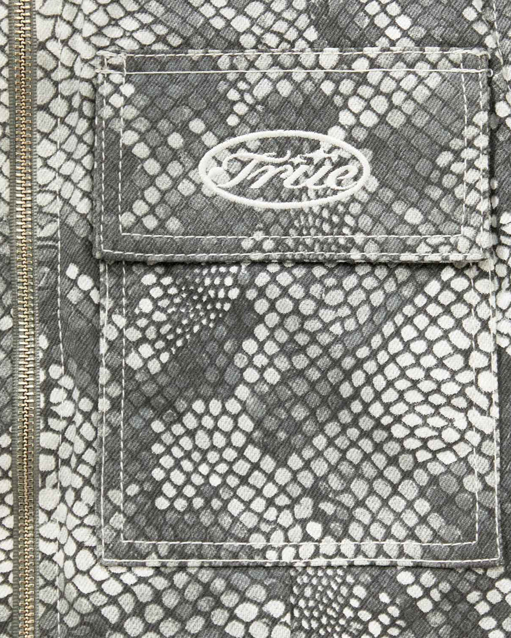 TRUE PYTHON DRILL LIGHT JACKET - GRAY