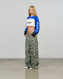 True Racing Cropped LS Shirt Blue