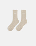 True Ribbed Socks Camel