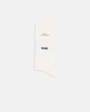 True Ribbed Socks Crema
