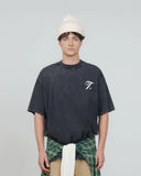 True  Shadow Oversized T-Shirt Washed Black