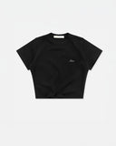 TRUE - Signature Slim Ribbed Tee - Black