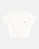 TRUE - True Signature Slim Ribbed Tee - Cream