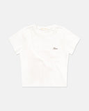 TRUE - True Signature Slim Ribbed Tee - Cream