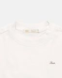 TRUE - True Signature Slim Ribbed Tee - Cream