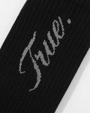True  Signature Socks  Black