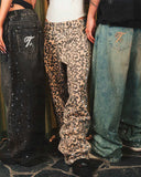 True Starry Wide Leg Jeans Negro