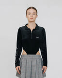 TRUE  TOO BRIGHT LS BODYSUIT  BLACK