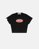 TRUE TRUE STAMP SLIM TEE  BLACK
