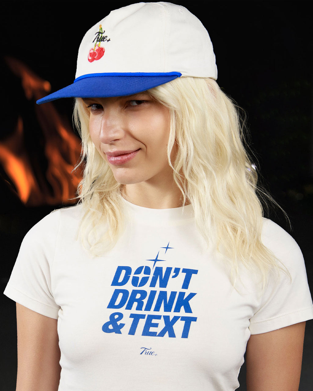 TRUE X SMIRNOFF GOLFER CAP - CREAM