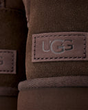 Botines UGG Classic Mini II Chocolate mujer, detalle