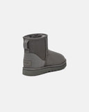 Botines UGG Classic Mini II Grey mujer, vista trasera