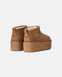 Botines UGG Ultra Mini Platform Chestnut mujer, vista trasera