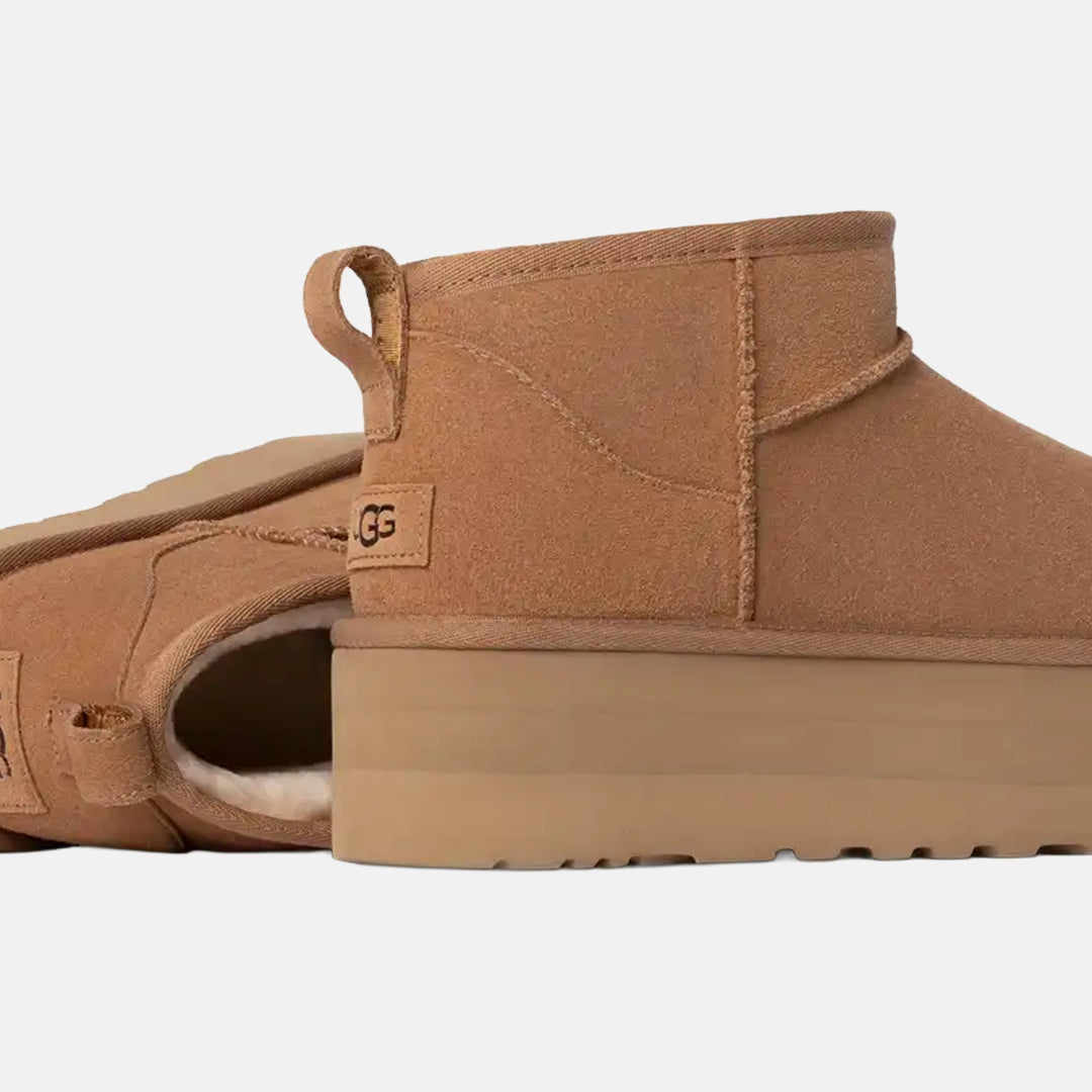 UGG CLASSIC ULTRA MINI PLATFORM CHESTNUT