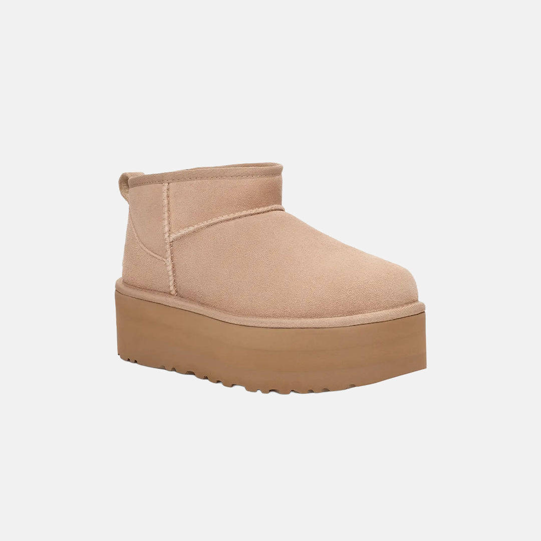 UGG CLASSIC ULTRA MINI PLATFORM SAND