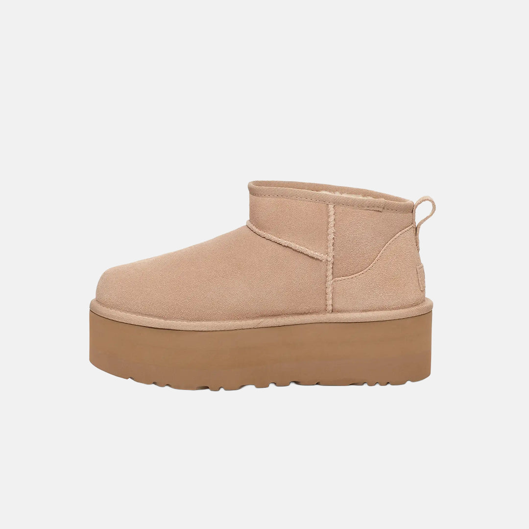 UGG CLASSIC ULTRA MINI PLATFORM SAND