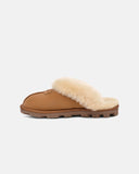 Pantuflas UGG Coquette Chestnut mujer, vista lateral interna