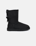 Botines UGG Mini Bailey Bow II Black mujer, vista lateral