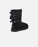 Botines UGG Mini Bailey Bow II Black mujer, vista trasera