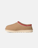 Slip-ons UGG Tasman II Sand Dark Cherry mujer, vista lateral interna