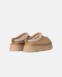 Pantuflas UGG Tazz II Sand mujer, par, vista trasera