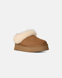 Pantuflas UGG Tazzelle Chestnut mujer, vista frontal en ángulo