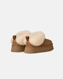 Pantuflas UGG Tazzelle Chestnut mujer, par, vista trasera