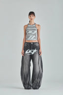 UNDERGOLD - Act 1 Racer Halter Tank Top - Gray