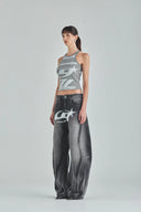 UNDERGOLD - Act 1 Racer Halter Tank Top - Gray