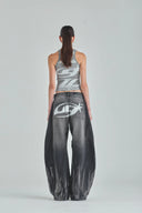 UNDERGOLD - Act 1 Racer Halter Tank Top - Gray