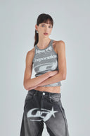 UNDERGOLD - Act 1 Racer Halter Tank Top - Gray