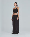 Undergold Blouse W Line Basic Tank Top Black